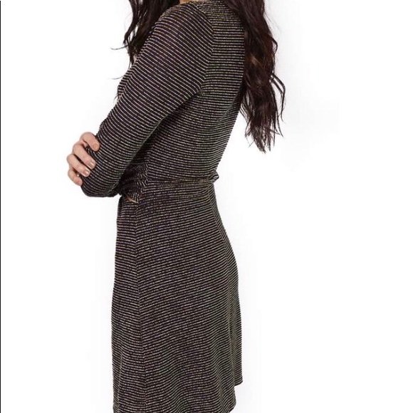 Topshop Cutout Knot Skater Dress Sz4 NWT - Picture 4 of 6